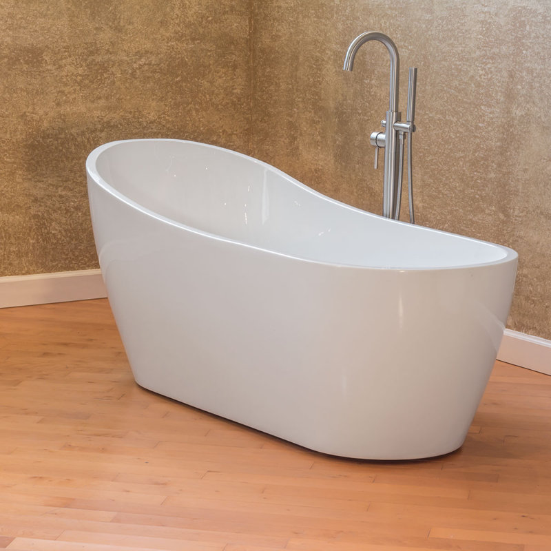 LessCare 66" x 29" Freestanding Soaking Bathtub & Reviews Wayfair